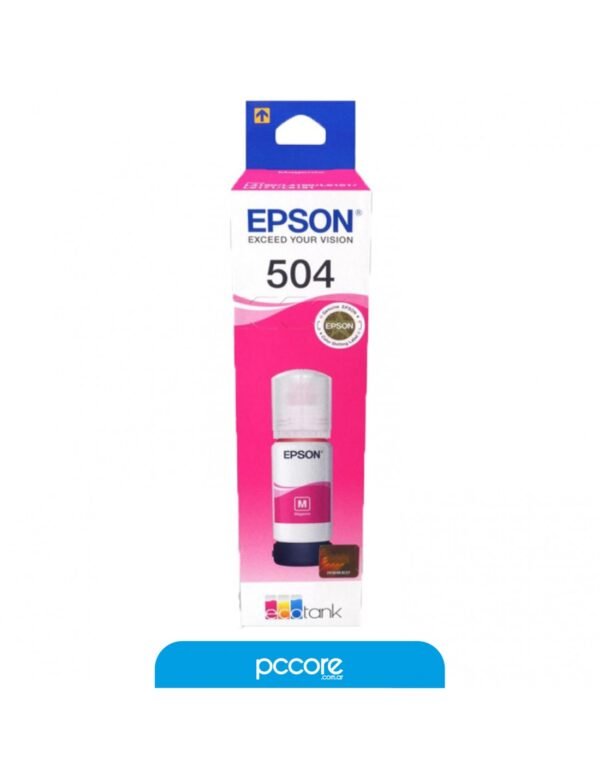 Botella De Tinta Epson 504 Magenta