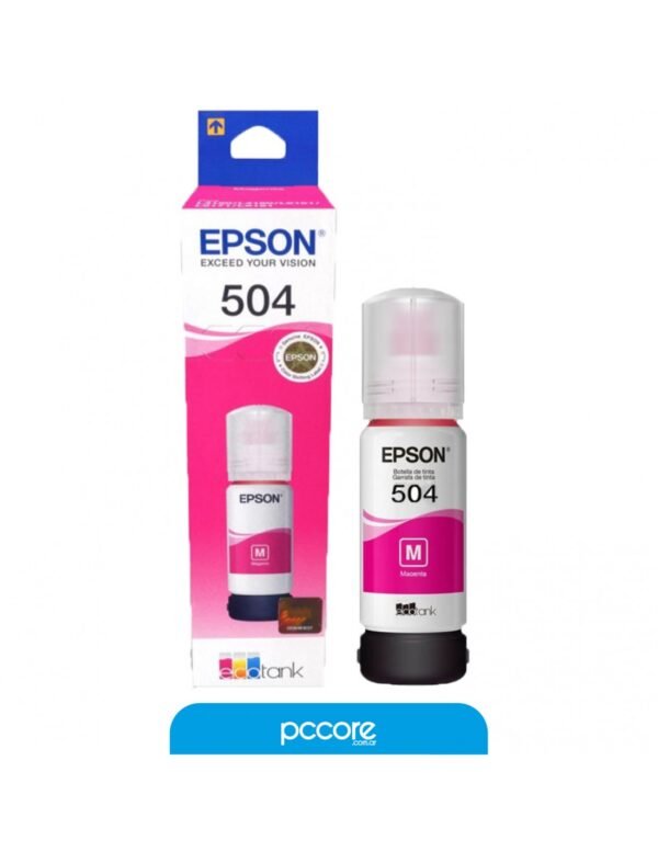 Botella De Tinta Epson 504 Magenta