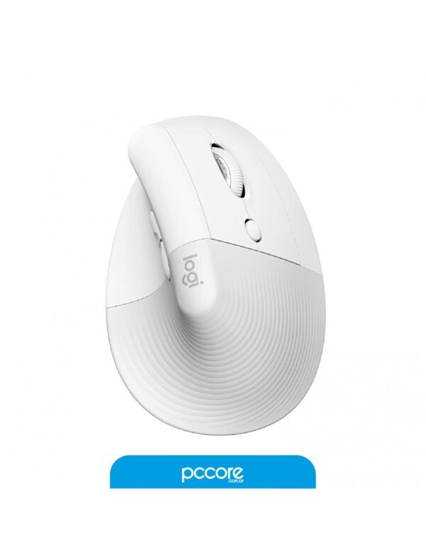 Mouse Inalambrico Logitech Lift Vertical Blanco Wifi