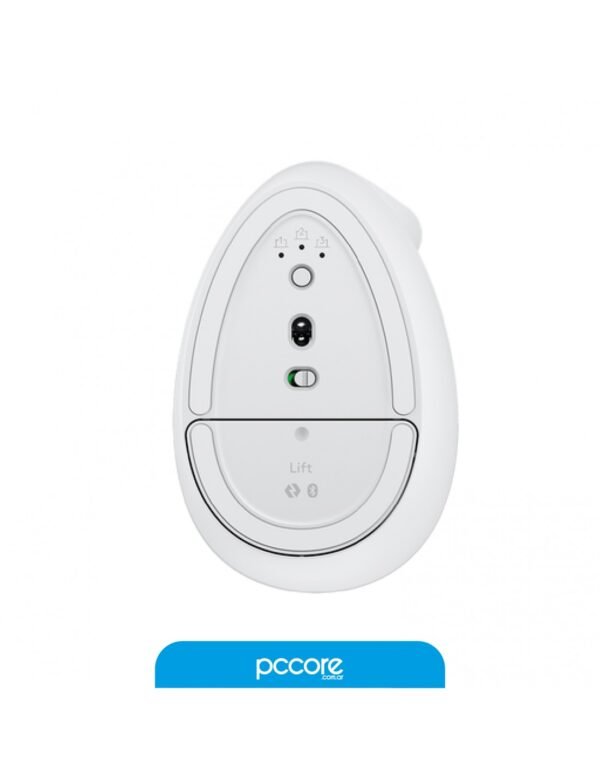 Mouse Inalambrico Logitech Lift Vertical Blanco Wifi