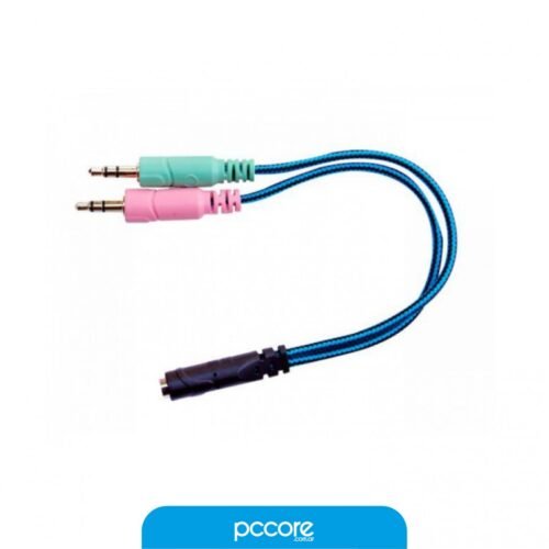 Adaptador Nisuta Plug 3.5MM 1 Hembra A 2 Machos Ns-Adst2St3