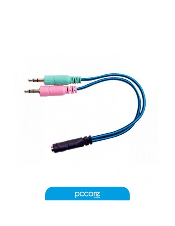 Adaptador Nisuta Plug 3.5MM 1 Hembra A 2 Machos Ns-Adst2St3