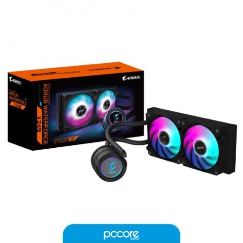 Water Cooler CPU Aorus Waterforce II 240 ARGB LCD Black