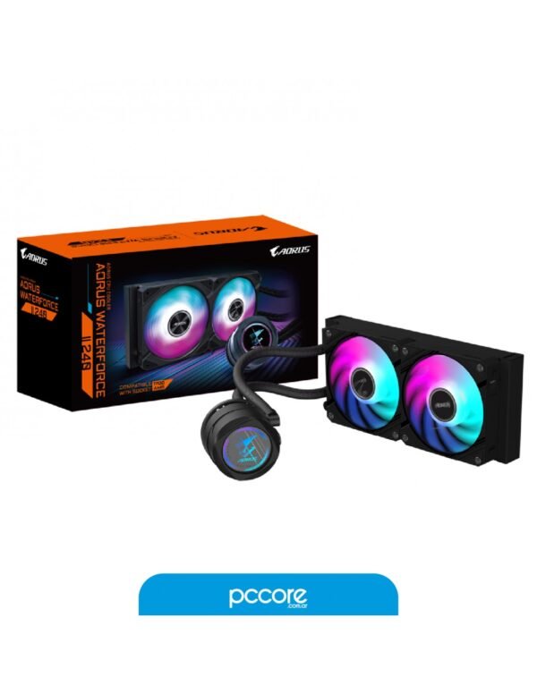 Water Cooler CPU Aorus Waterforce II 240 ARGB LCD Black