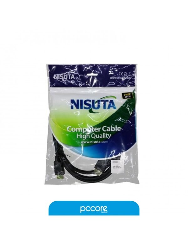 Cable Hdmi Nisuta M-M 3M 2.0V 4K NS-CAHDMI3