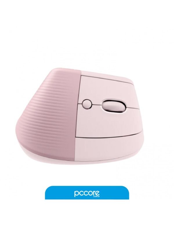 Mouse Inalambrico Logitech Lift Vertical Rosa Wifi