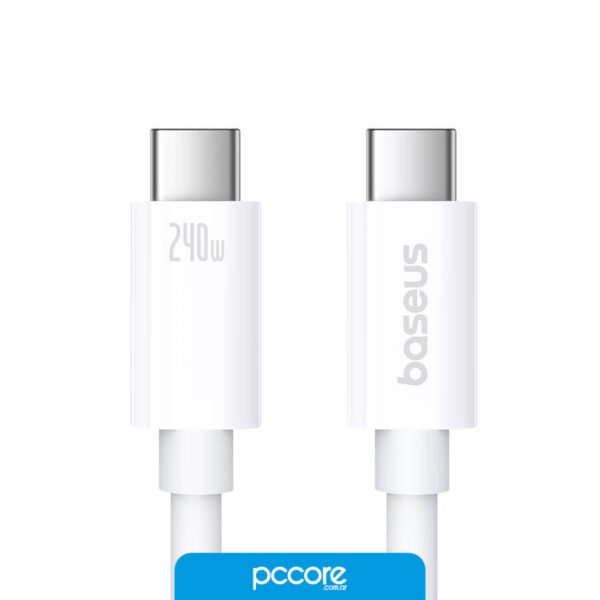 Cable Usb Baseus Tipo C A Tipo C USB 4.0 40Gbps PD 3.1 240W 1.8Mts