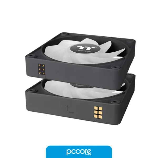 Cooler Fan PC Thermaltake CT120 EX Reverse ARGB Black Pack x3