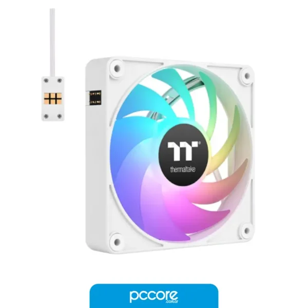 Cooler Fan PC Thermaltake CT120 EX ARGB White Pack x3