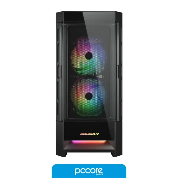 Gabinete Cougar Duoface RGB Templado Cooler RGB