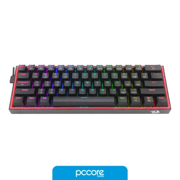 Teclado Redragon Fizz Pro RGB K616 Usb Black Switch Red