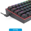 Teclado Redragon Fizz Pro RGB K616 Usb Black Switch Red