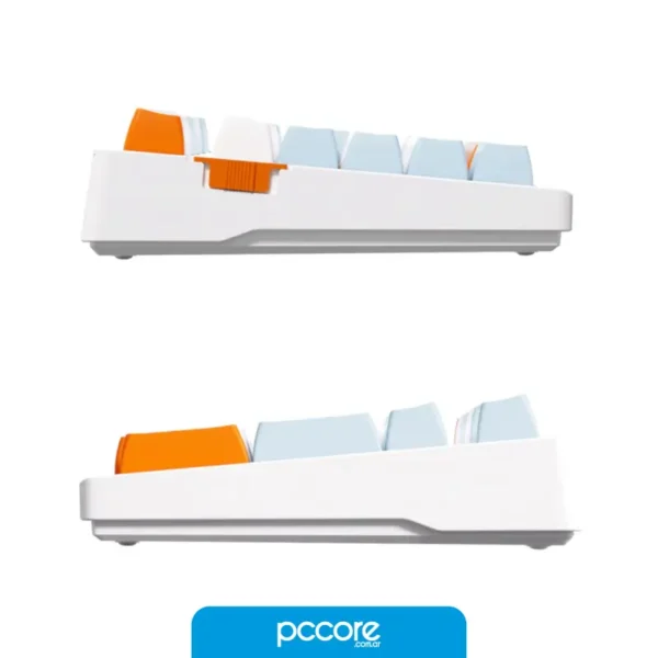 Teclado Mchose G98 Mecánico Inalámbrico Orange Switch Hyacinth