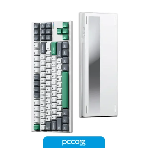GX87-A1-12 Teclado Mchose GX87-A1 Full Metal Mecánico Inalámbrico Green/White Switch Matcha Latte V2