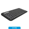 Teclado Inalábrico Logitech K380S Pebble 2 Bluetooth Negro