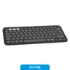 Teclado Inalábrico Logitech K380S Pebble 2 Bluetooth Negro