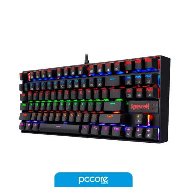 Teclado Redragon Kumara Rainbow K552 60 Usb Black