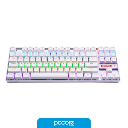 Teclado Redragon Kumara Rainbow K552 60 Usb White