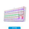 Teclado Redragon Kumara Rainbow K552 60 Usb White