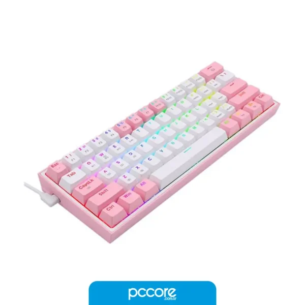 Teclado Redragon Fizz Pro RGB K616 Usb White Switch Red