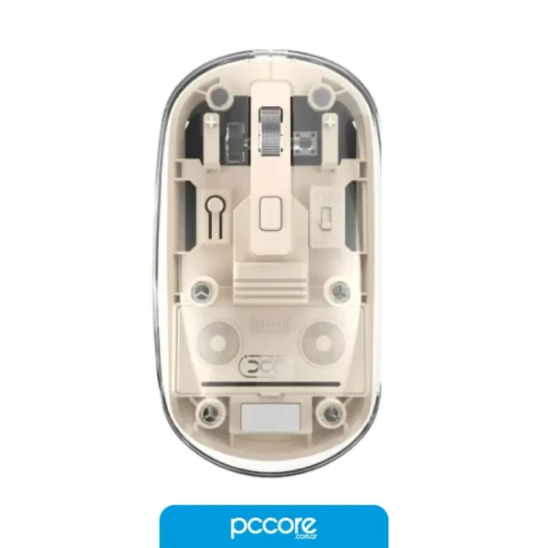 Mouse Inalambrico XO M12 Bluetooth Y USB Recargable Blanco