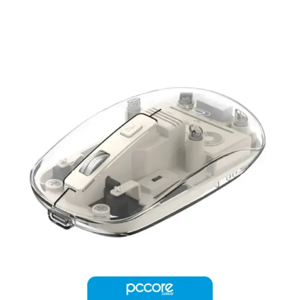 Mouse Inalambrico XO M12 Bluetooth Y USB Recargable Blanco