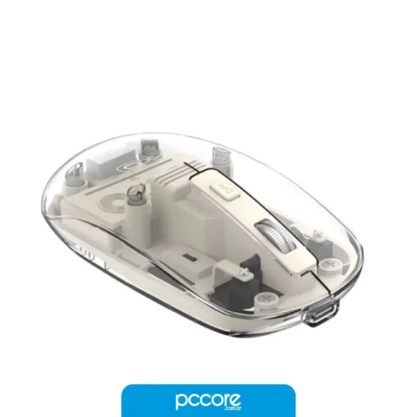 Mouse Inalambrico XO M12 Bluetooth Y USB Recargable Blanco