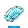 Mouse Inalambrico XO M12 Bluetooth Y USB Recargable Azul