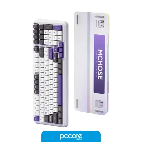 Teclado Mchose K99 Mecánico Inalámbrico Purple Switch Hyacinth