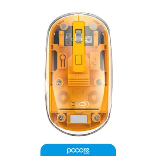Mouse Inalambrico XO M12 Bluetooth Y USB Recargable Amarillo