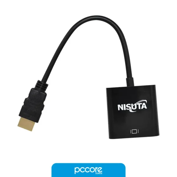Conversor Nisuta Hdmi A Vga 1080p Full HD Ns-Cohdvg5