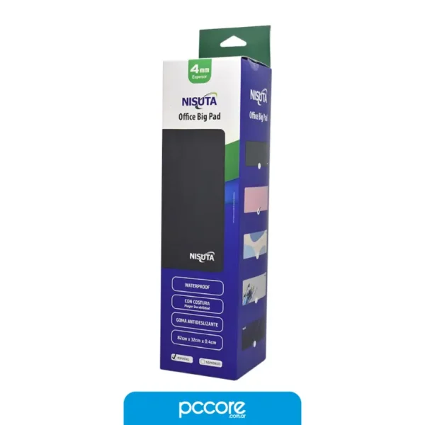 Mousepad Nisuta XL 820x320mm Gris NSPAD82