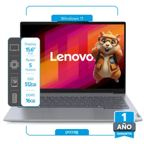 Notebook Lenovo Thinkbook G7 Ryzen 5 7535HS 16GB DDR5 512SSD 16 FHD IPS Win 11 Pro