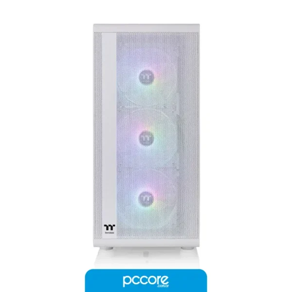 S200TGS-12 Gabinete Thermaltake S200 TG ARGB Snow 3 Fan Tempered Glass