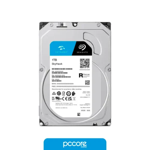 Disco Duro Seagate 1TB SATA 6GB/S 256MB Skyhawk