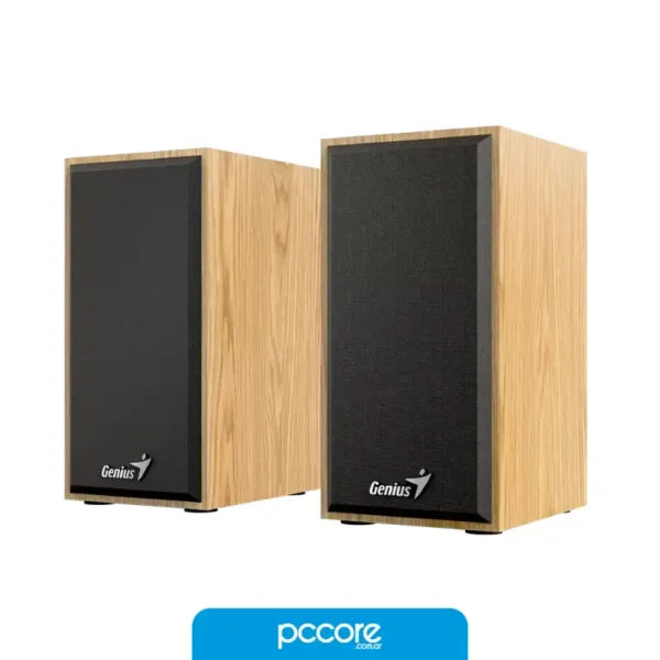 SPHF1806W-13 Parlante Genius SP-HF180 6W Usb Madera Marron