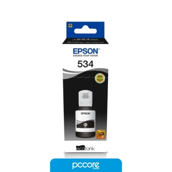 Botella De Tinta Epson 534 Negra P/M1120w
