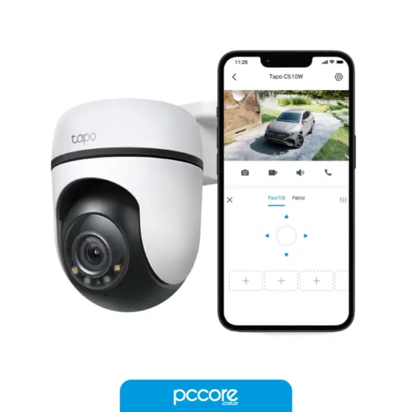 Camara De Seguridad Tp-Link Tapo C510W 2K IA 360 Exterior