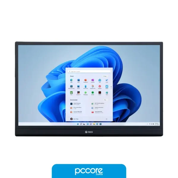 Monitor 15.6 Teros Portatil TE-1501S Plano IPS