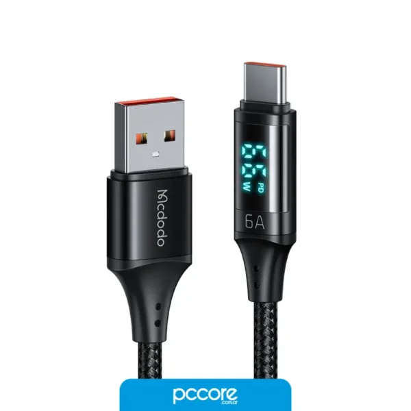 Cable Usb Mcdodo Degree Tipo A A Tipo C Display 1.2M
