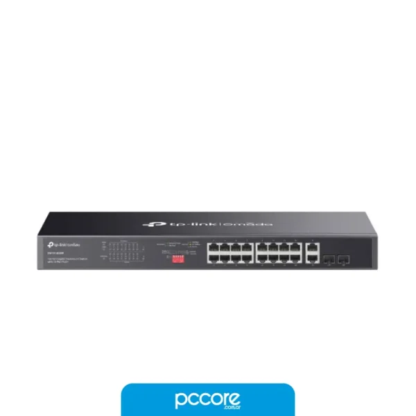 Switch para rack TP-Link Omada DS1018GMP PoE+ No Administrable 18 Puertos 1Gbps