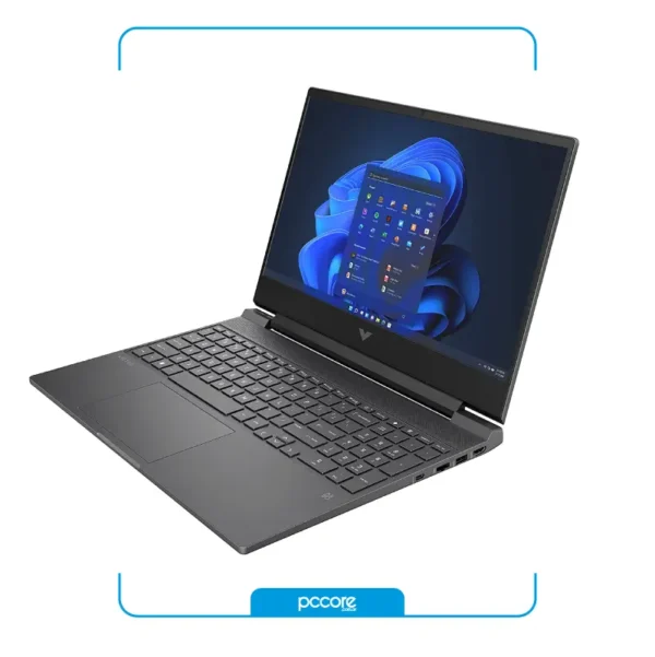 Notebook HP Victus Ryzen 7 7445HS 16GB 512SSD 15.6 FHD 144Hz RTX4050 6GB Mica Silver W11 Tec Ingles