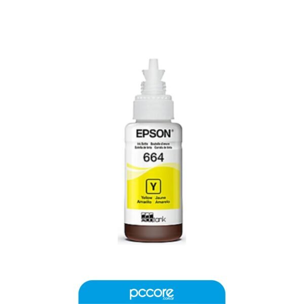 Botella De Tinta Epson 664 Amarilla