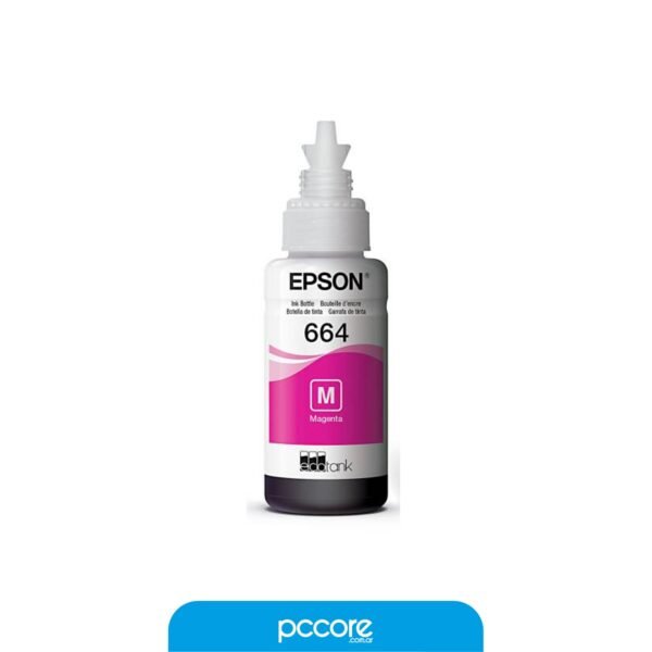 botella-de-tinta-epson-t664-magenta.jpg Botella De Tinta Epson 664 Magenta