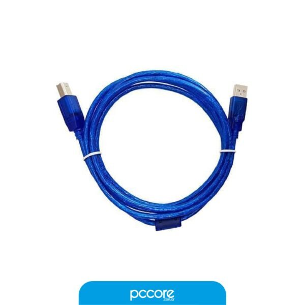 Cable Nisuta USB B 2.0 Printer 3.0M Mallado Ns-Cusb3