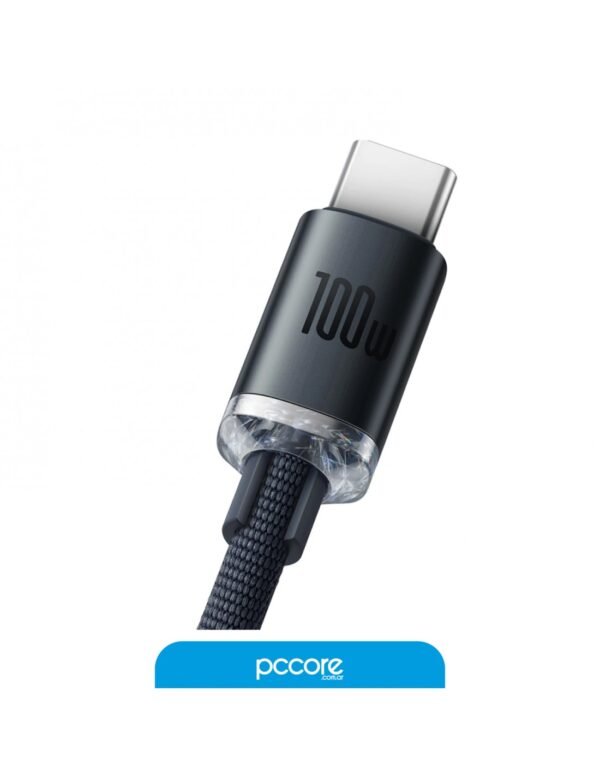 Cable Usb Baseus Tipo A A Tipo C Crystal 2M 100W A01208