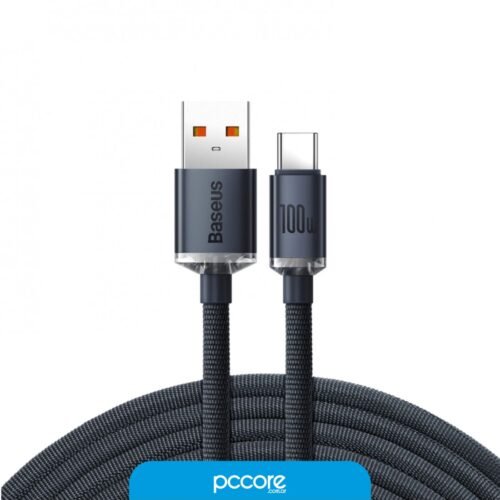 Cable Usb Baseus Tipo A A Tipo C Crystal 2M 100W A01208