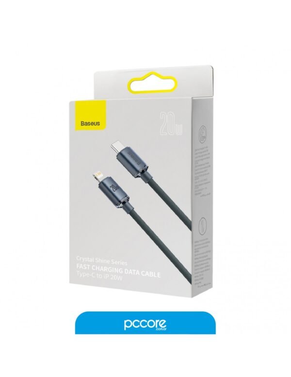 Cable Usb Baseus Tipo C A Lightning Crystal 2M 2A A01075/74
