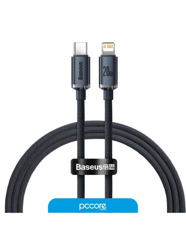 Cable Usb Baseus Tipo C A Lightning Crystal 2M 2A A01075/74