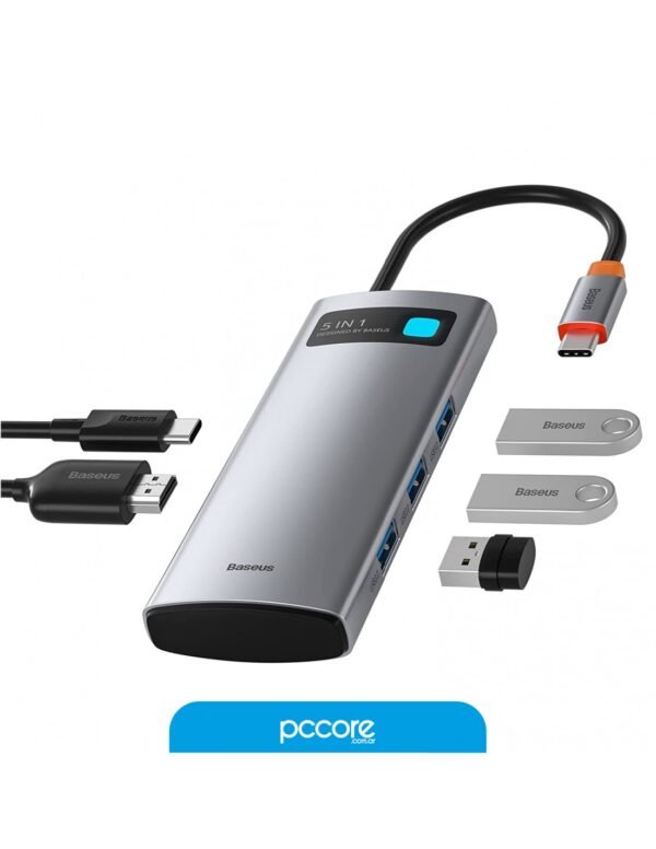 hub-usb-baseus-5-in-1-usb-c-a-usb-c-pd-hdmi-4k-usb-x-3-2.jpg Hub Usb Baseus 5 In 1 Usb-C A Usb-C PD / Hdmi 4K / Usb X 3